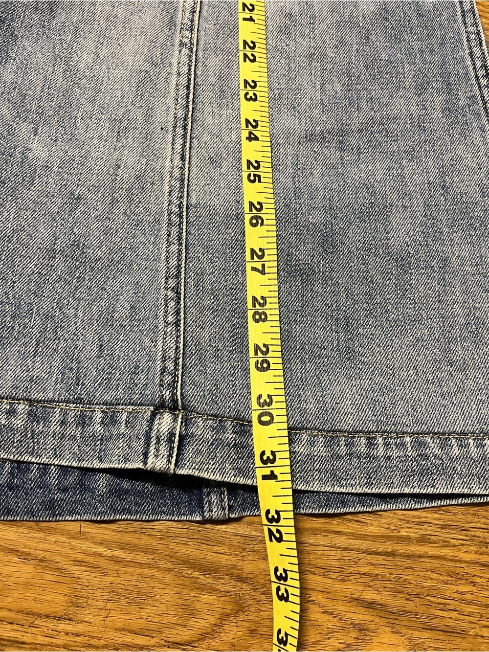 Gap Vintage Style Long Denim Skirt Button Front Size 6/28” Summer Festival - Picture 6 of 9